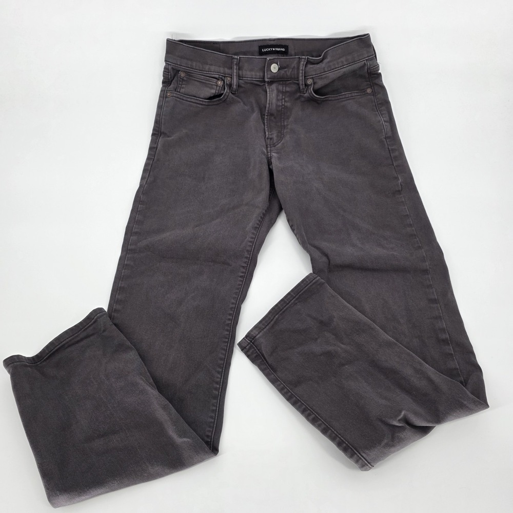 Lucky Brand Jeans Men's 31x32 Gray 410 Athletic Straight Stretch Denim Classic - Picture 2 of 9